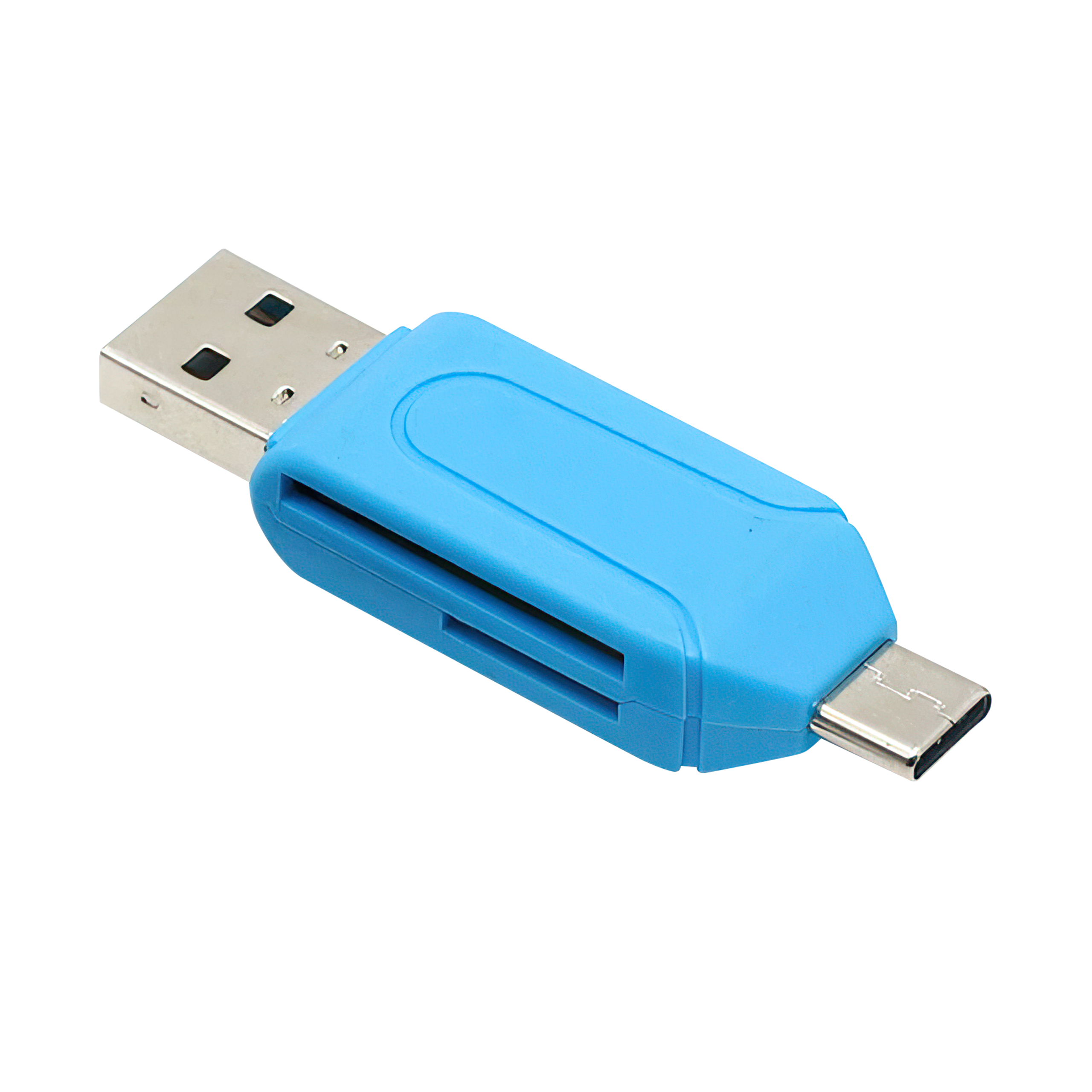 Type-C 2-in-1 Card Reader